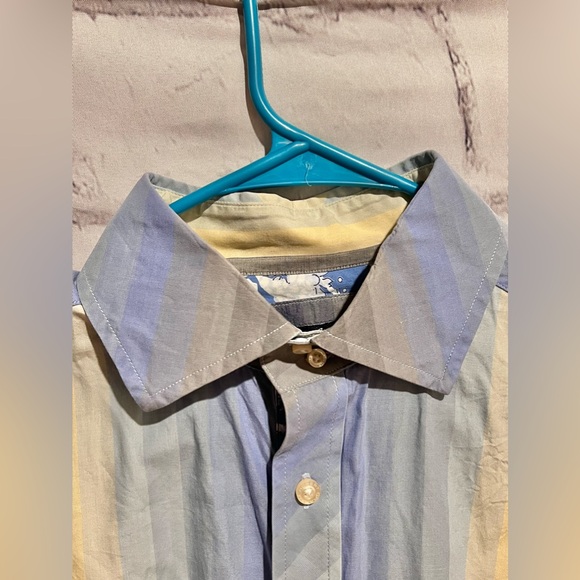 Robert Graham Long Sleeve Flip Cuff Dress Shirt - Picture 3 of 13